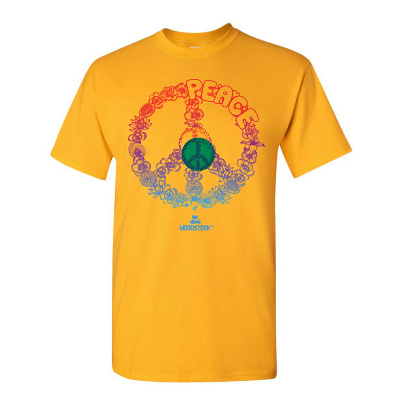 Woodstock Floral Peace T-Shirt