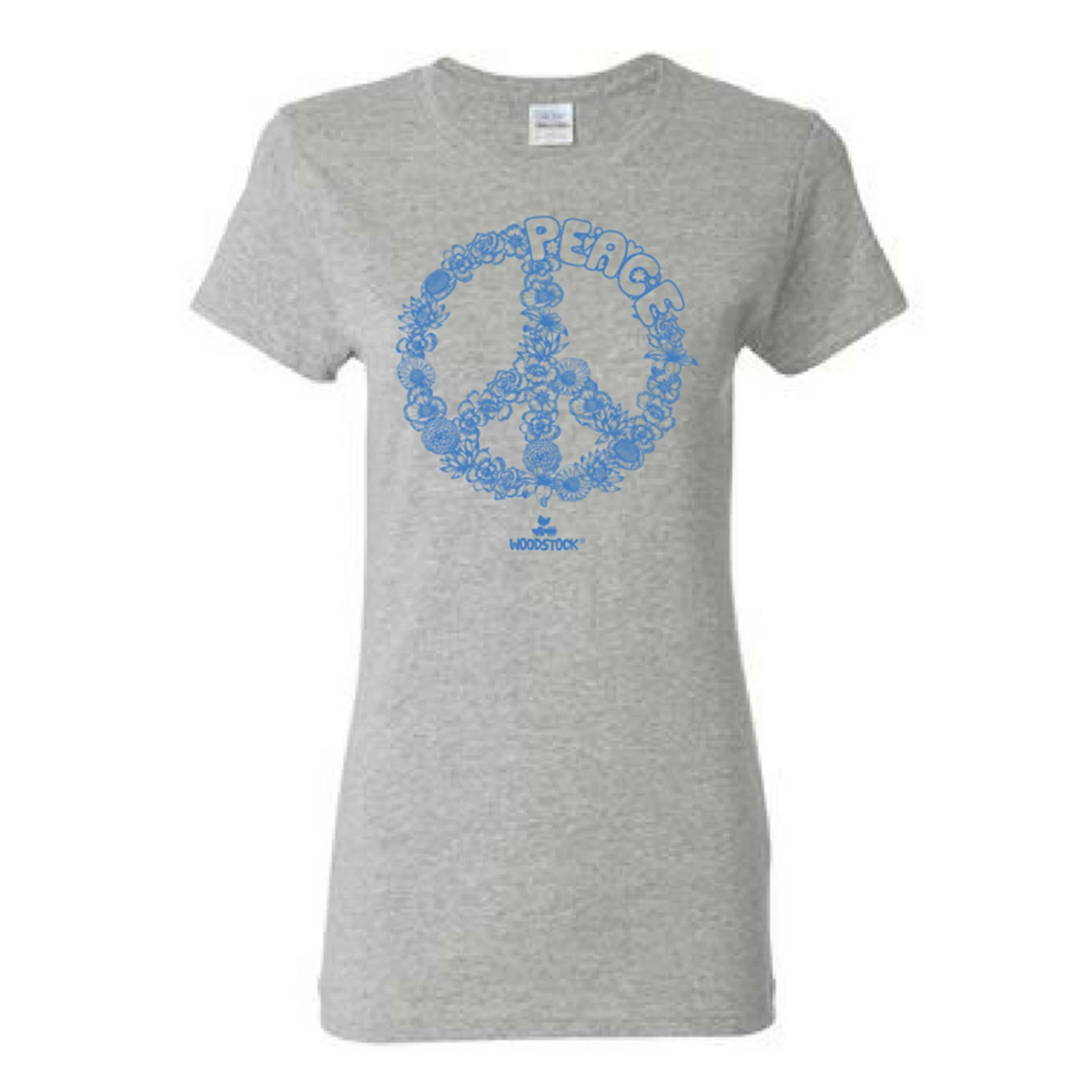 Woodstock Women's Floral Peace T-Shirt
