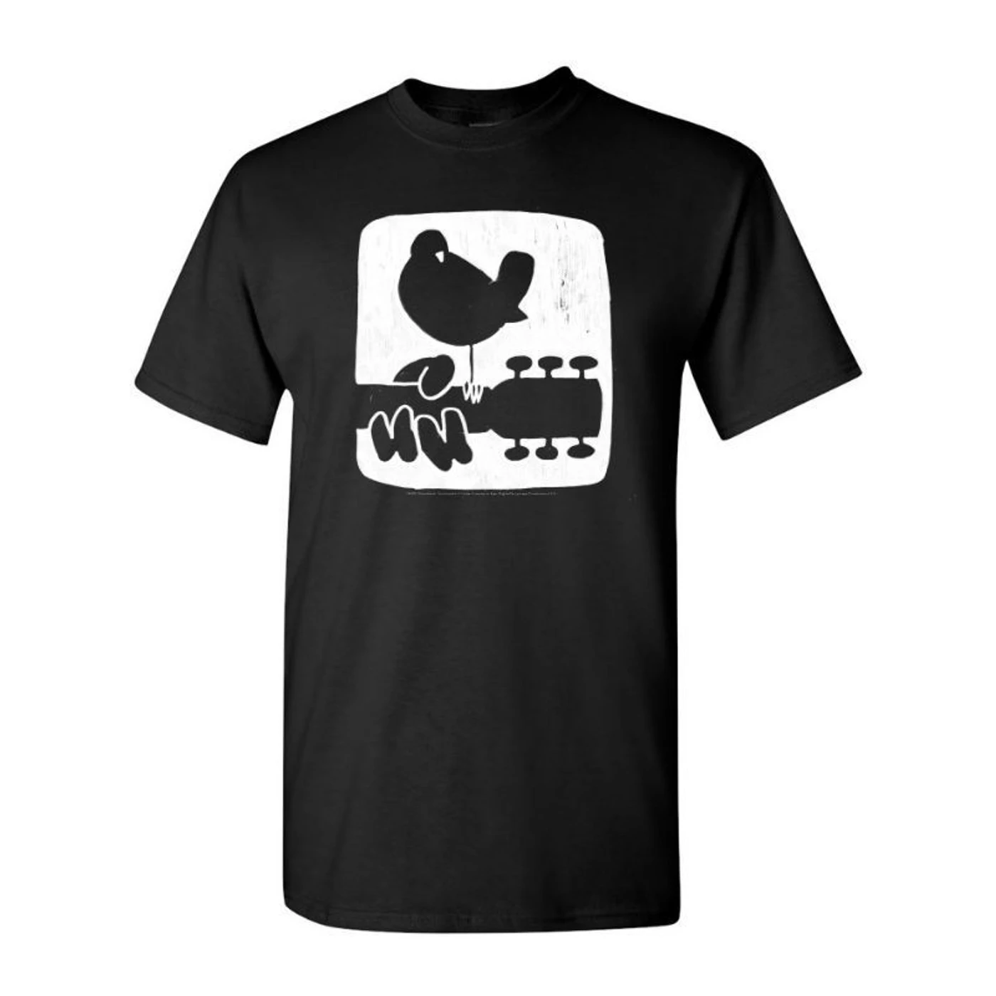 Woodstock Textured Guitar Logo T-Shirt