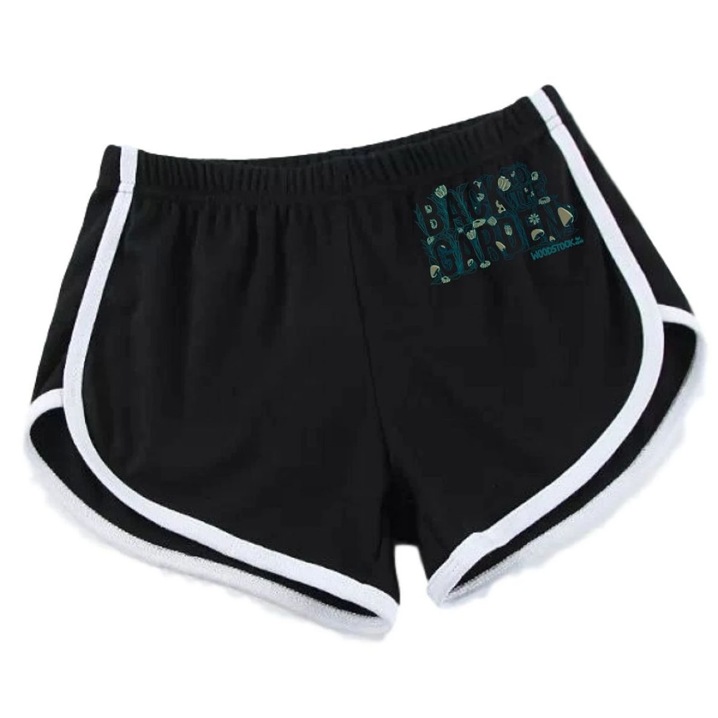 Woodstock Green Logo Back To The Garden Women's Jogging Shorts