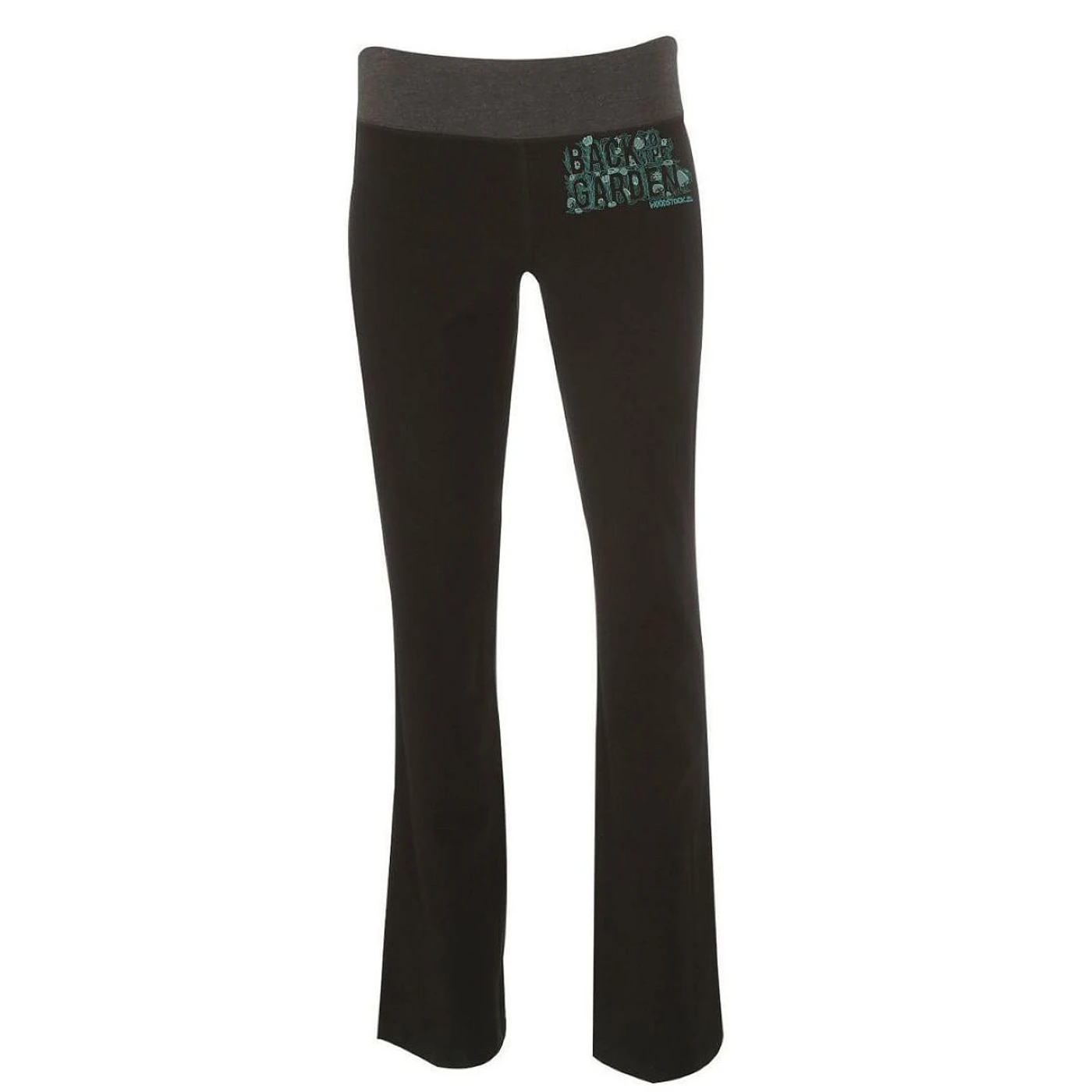 Woodstock Blue Logo Back To The Garden Yoga Pants