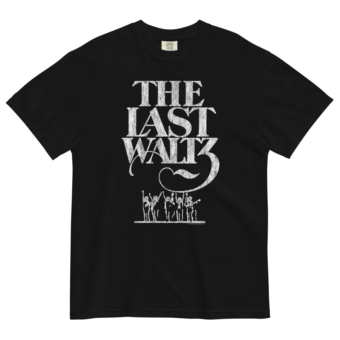 The Band The Last Waltz White Text T-Shirt