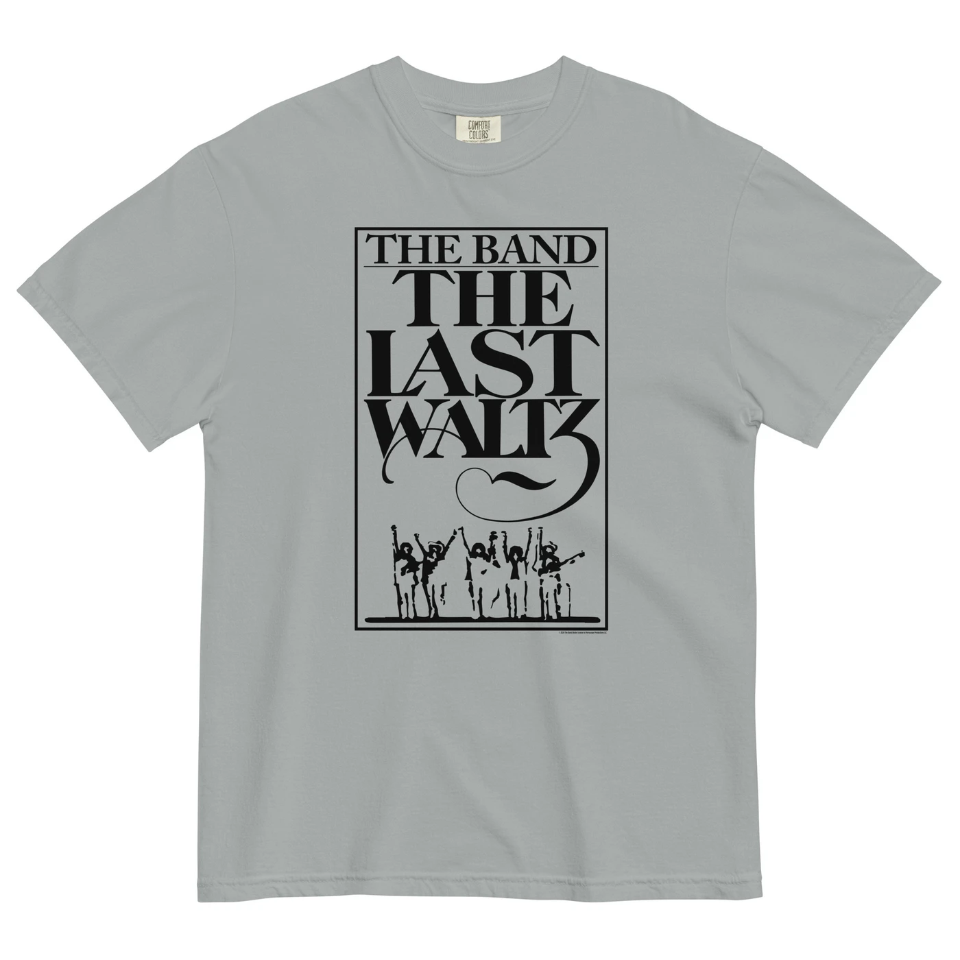 The Band The Last Waltz Black Text T-Shirt