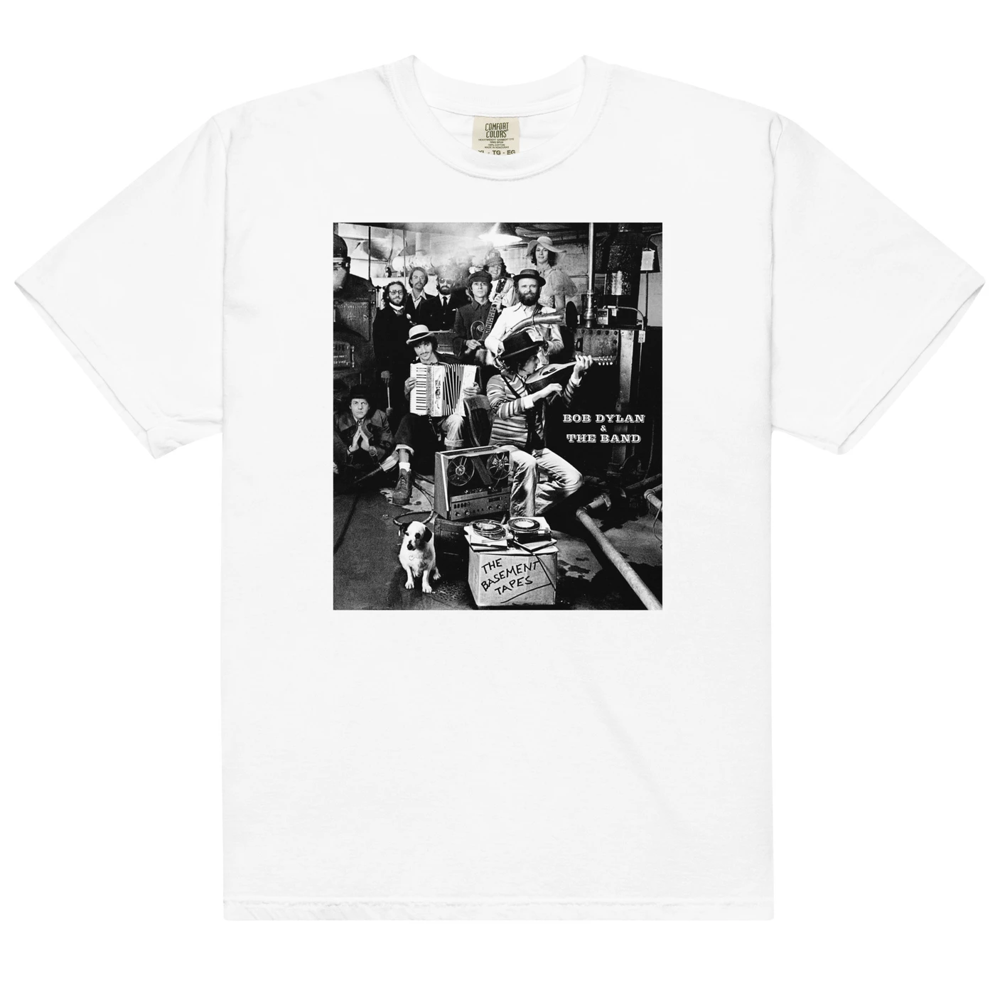 The Band & Bob Dylan Basement Tapes White T-Shirt