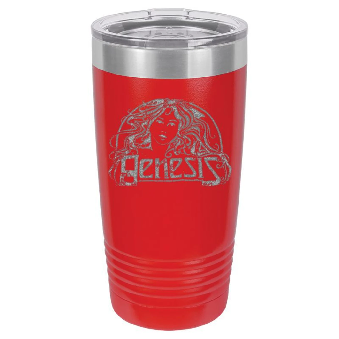 Genesis Goddess Logo Laser Engraved Polar Camel Travel Mug
