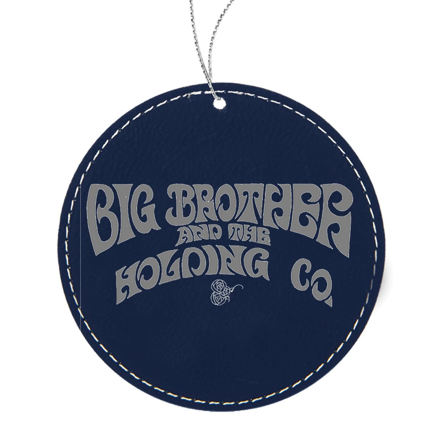 Big Brother & The Holding Company Logo Leather Ornament