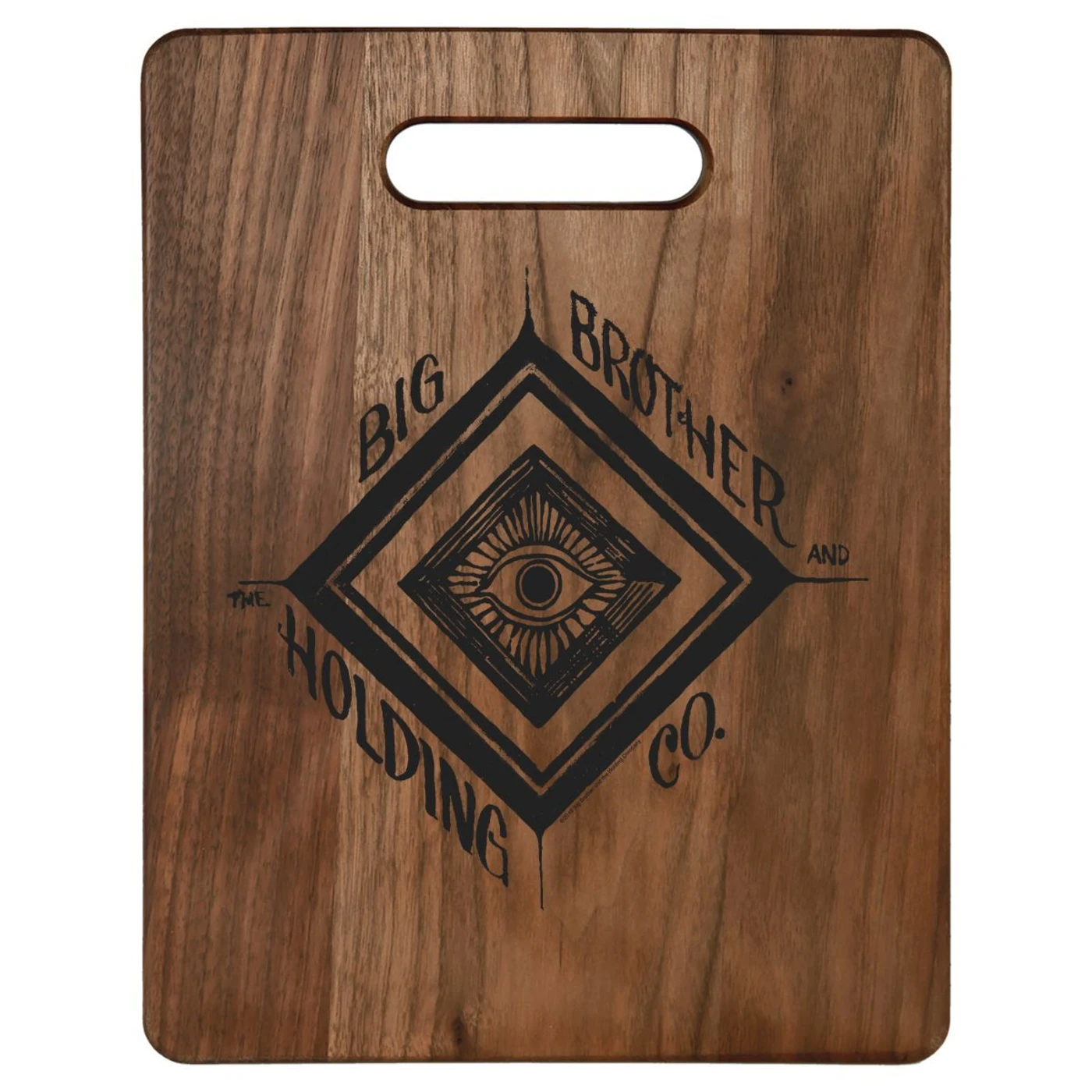 Big Brother & The Holding Company Eye Logo Walnut Cutting Board
