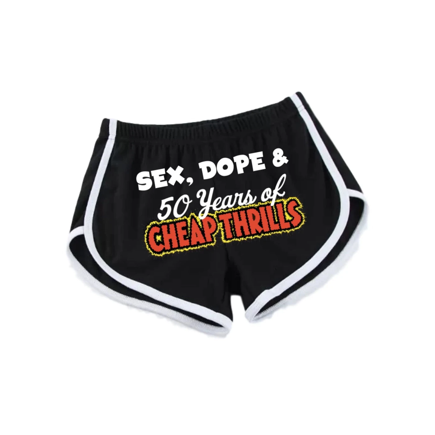 Big Brother & The Holding Company Sex, Dope & Cheap Thrills Booty Print Women's Jogging Shorts