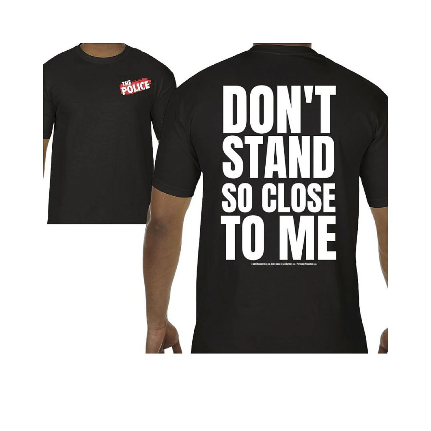 The Police Don't Stand So Close To Me 2-Sided T-Shirt