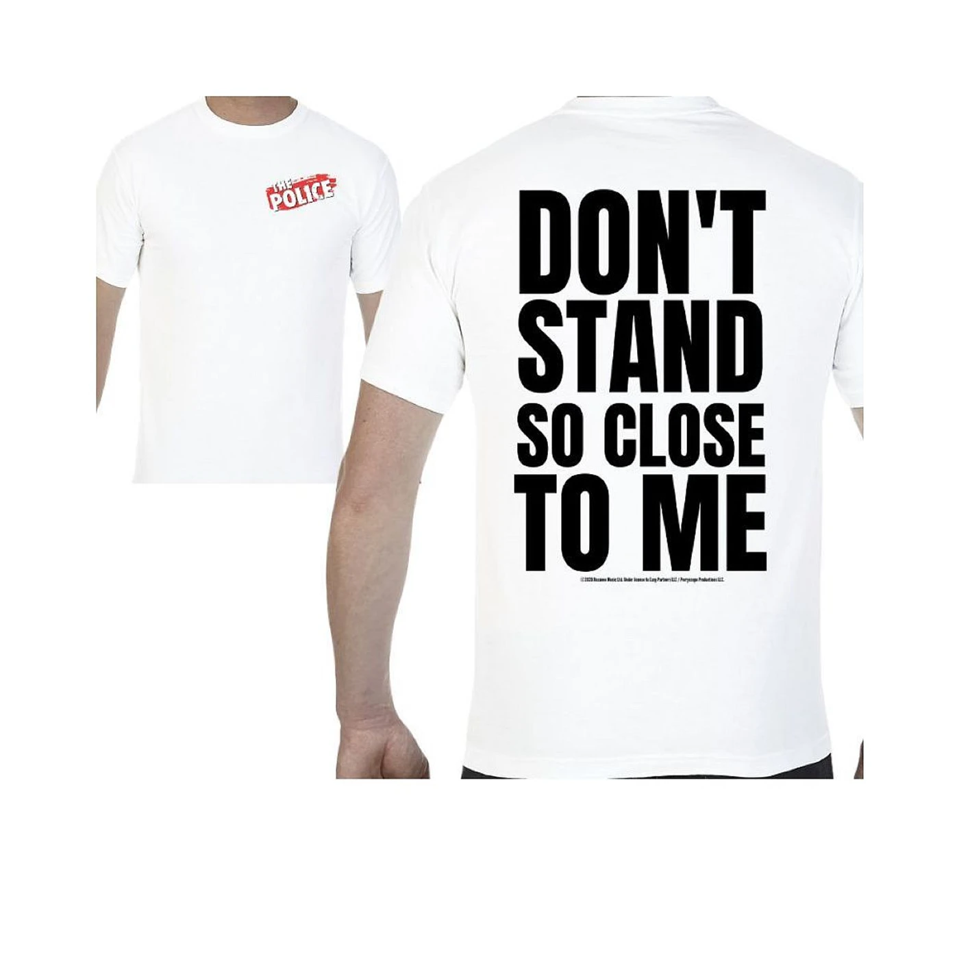 The Police Don't Stand So Close To Me 2-Sided T-Shirt