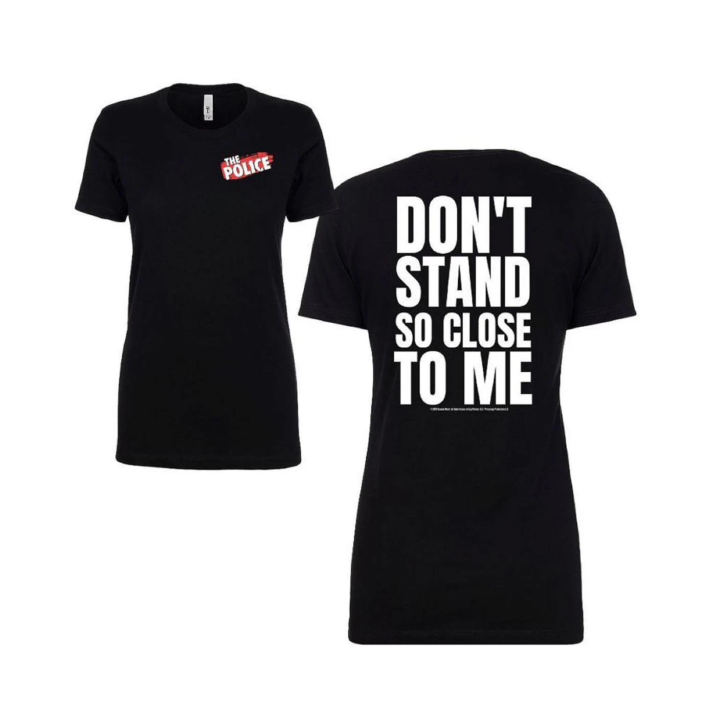 The Police Women's Don't Stand So Close To Me 2-Sided T-Shirt