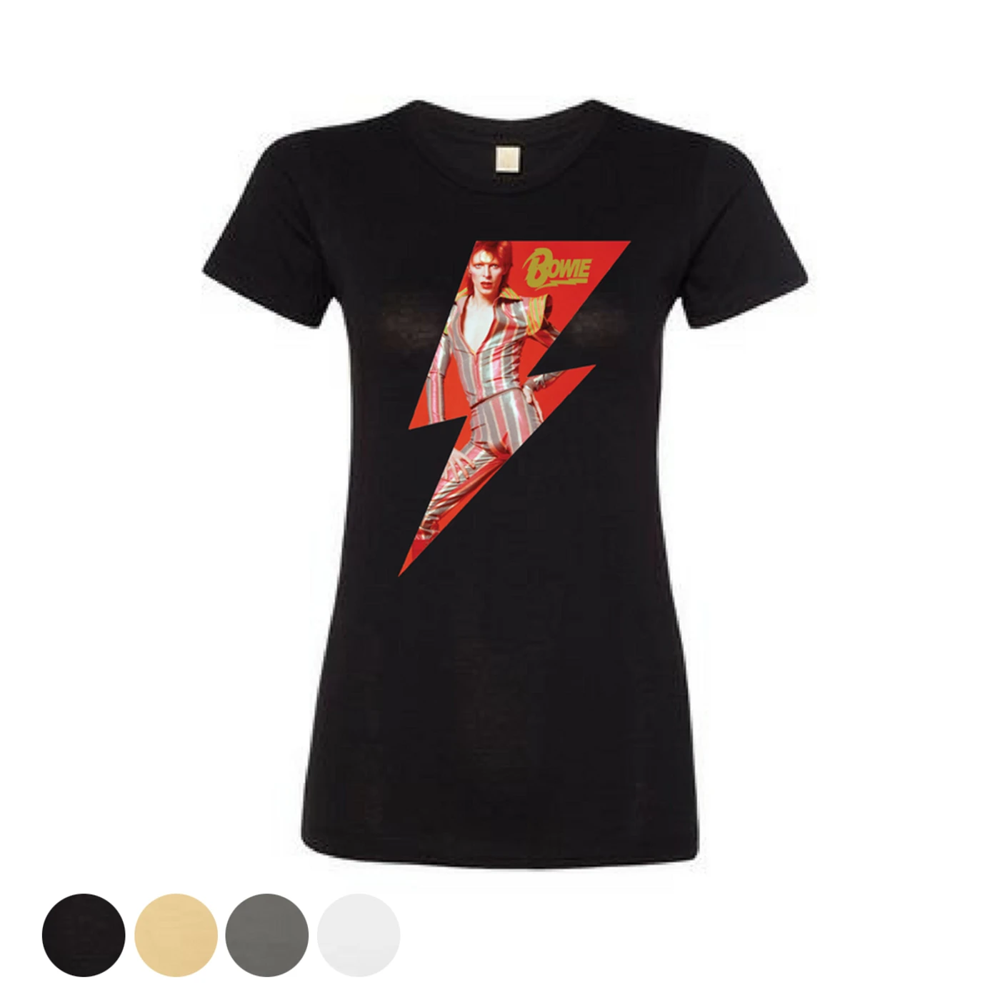 David Bowie Women's Spaced Lightning T-Shirt