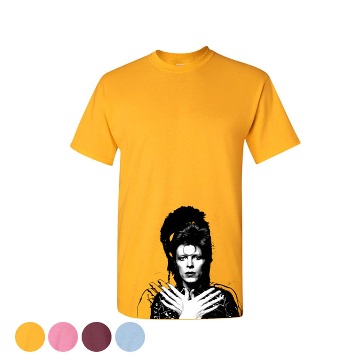 David Bowie Women's Wig Out Graffiti T-Shirt
