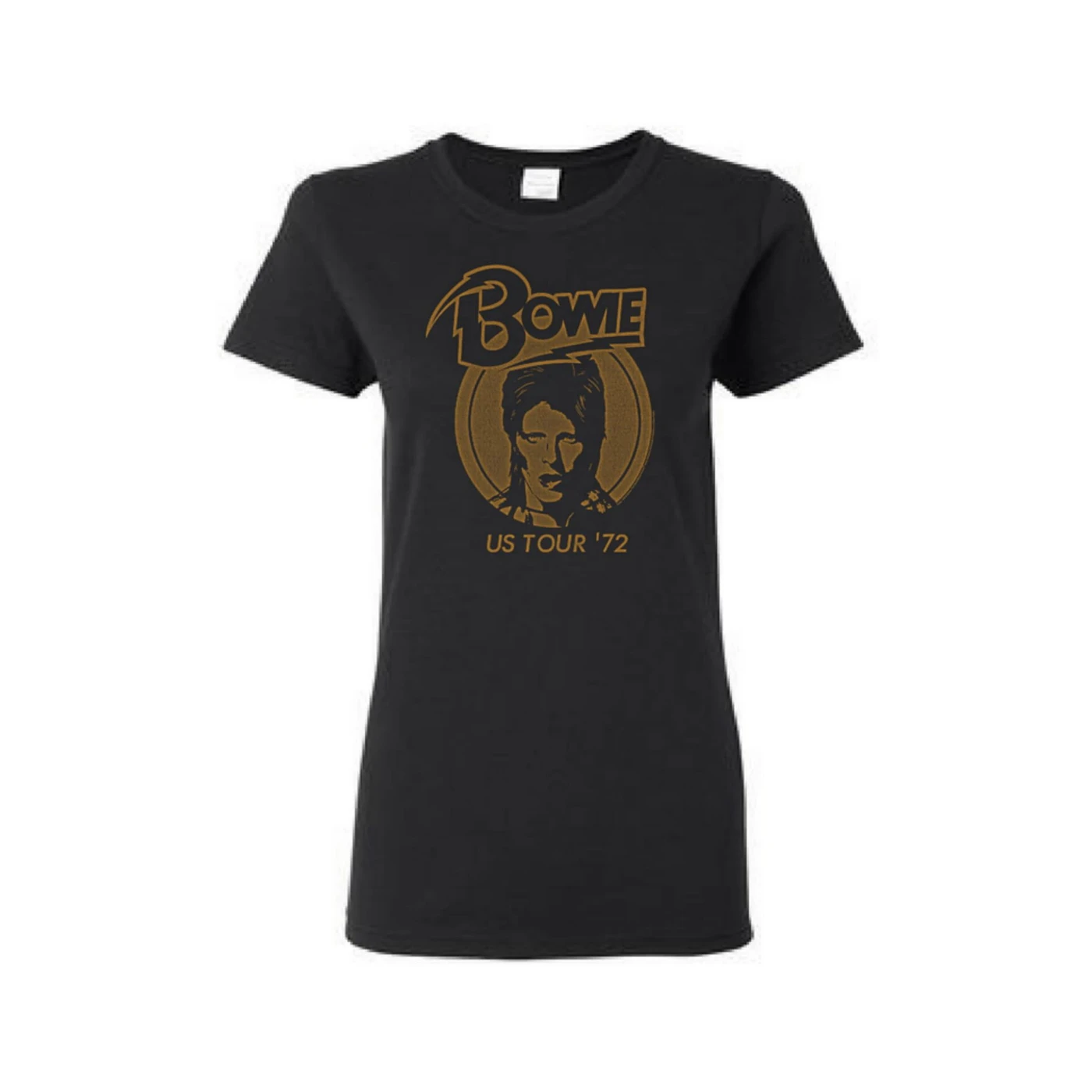 David Bowie Women's Ziggy Stardust 1972 Tour T-Shirt