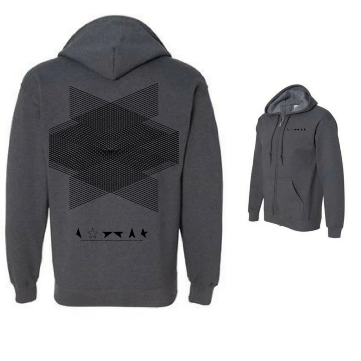David Bowie Blackstar Crossed Signals Hoodie