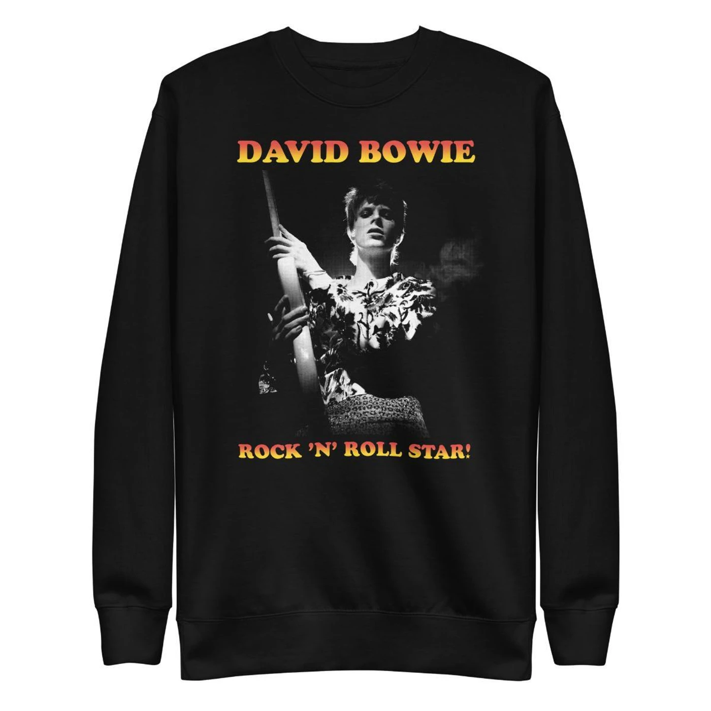 David Bowie Rock n' Roll Star Crewneck Sweatshirt