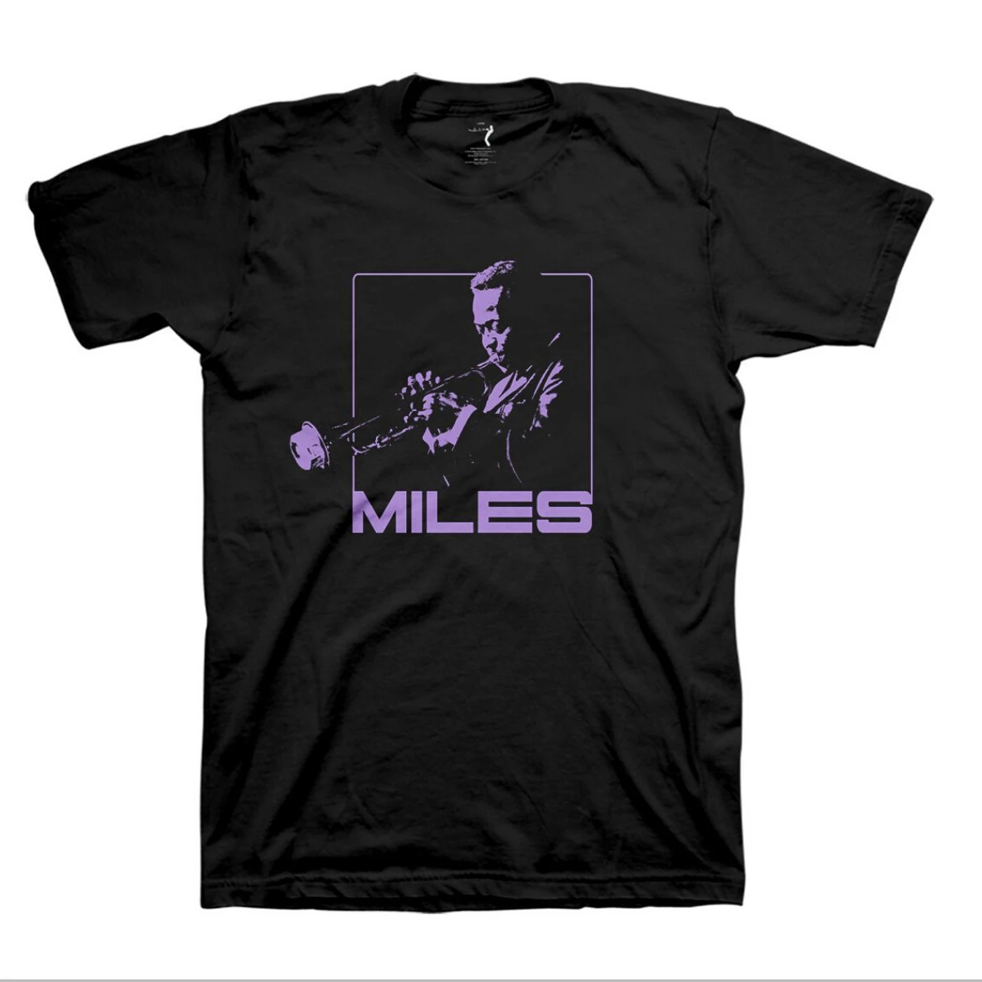 Miles Davis Miles In Mono T-Shirt: Lavender