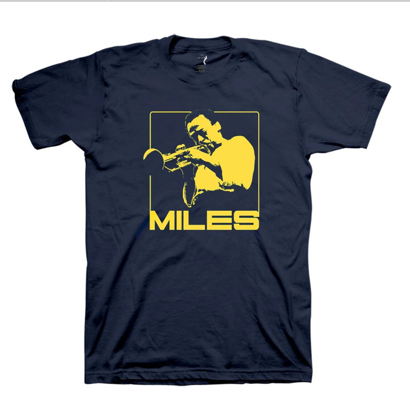 Miles Davis Miles In Mono T-Shirt: Yellow