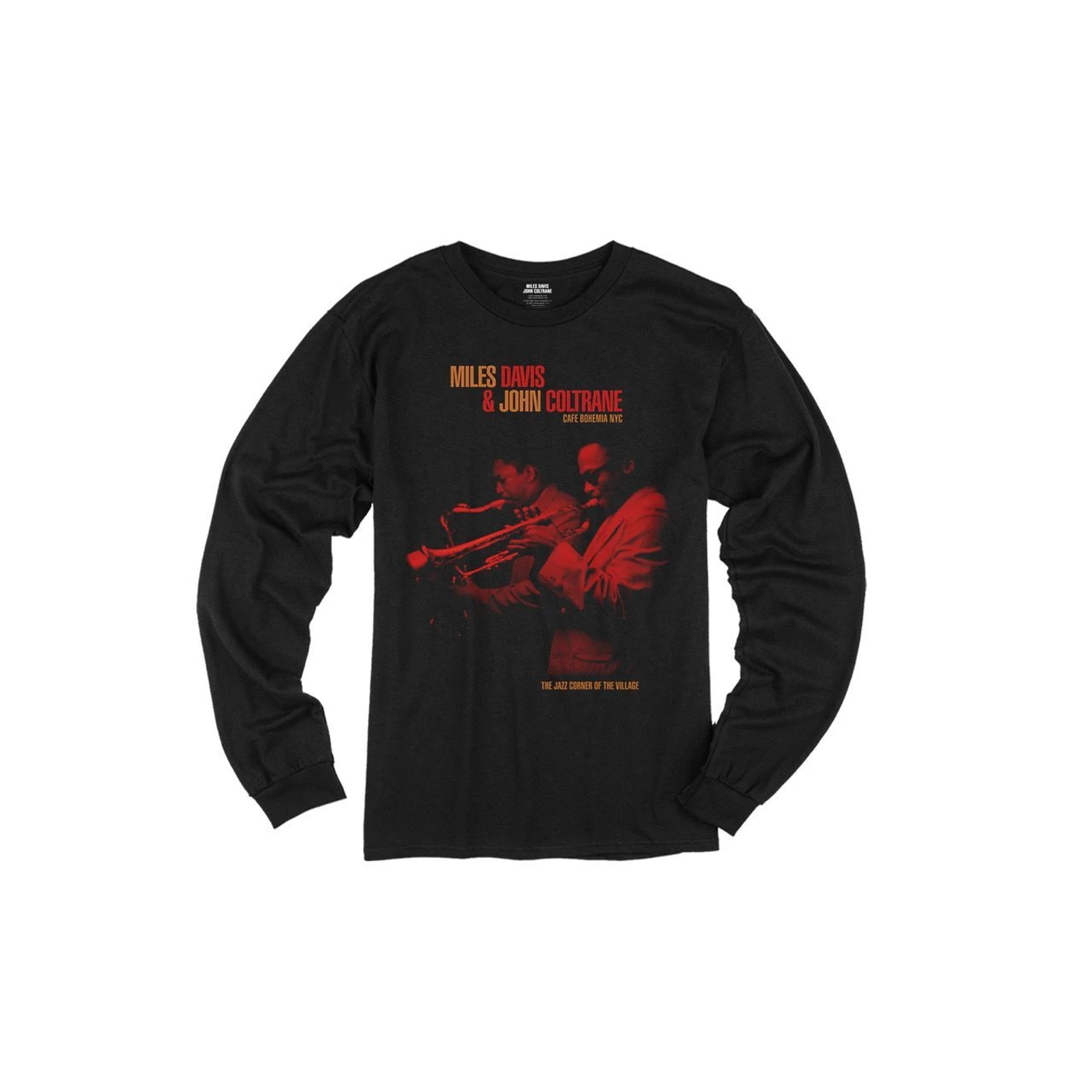 Miles Davis Caf Bohemia NYC Long Sleeve T-shirt