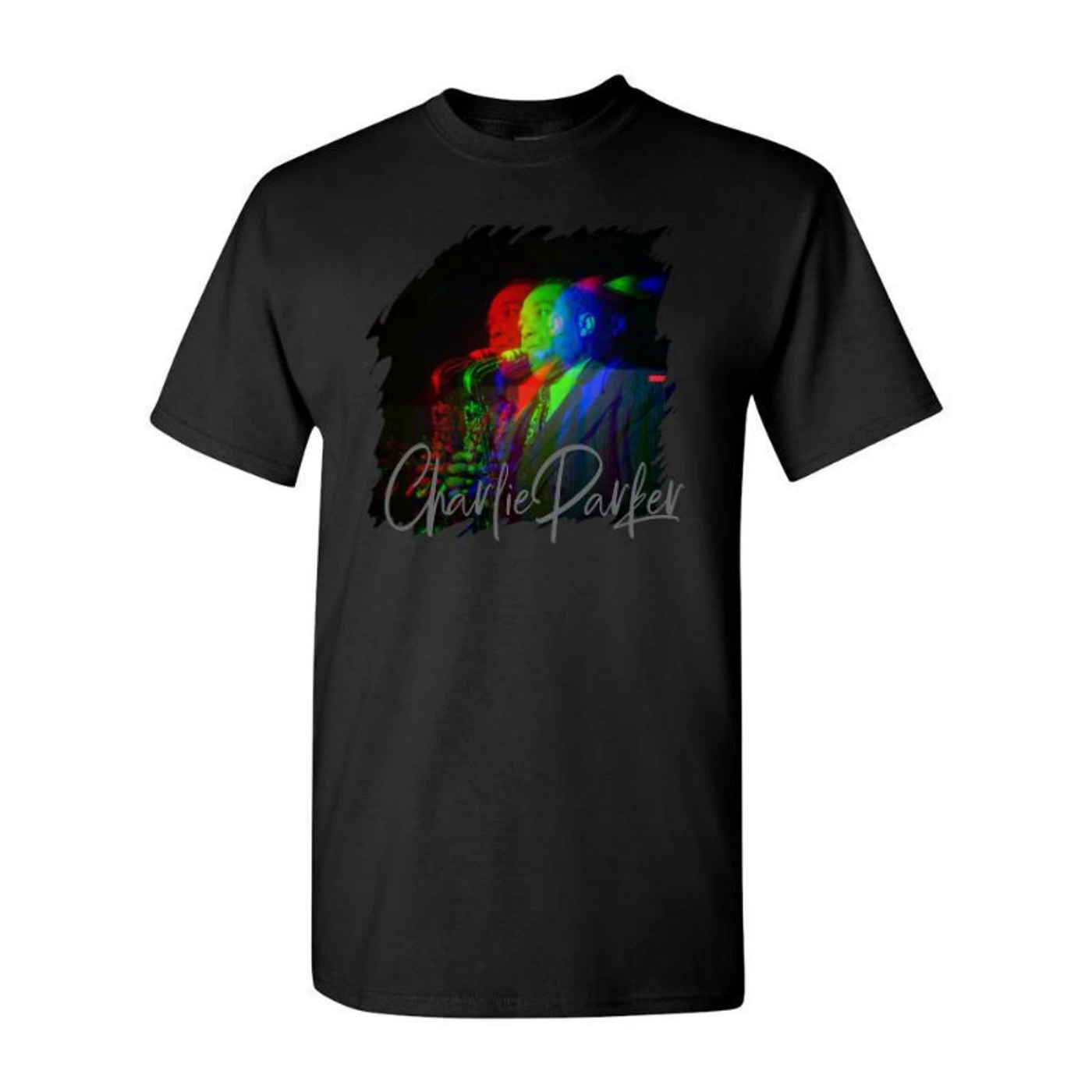 Charlie Parker Blues In Color Charcoal Logo T-Shirt