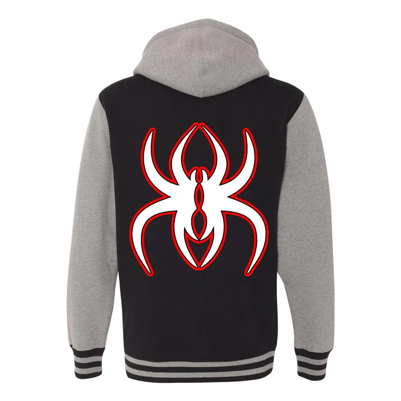 Krizz Kaliko Spider K Letterman Embroidered Zip Up Hoodie