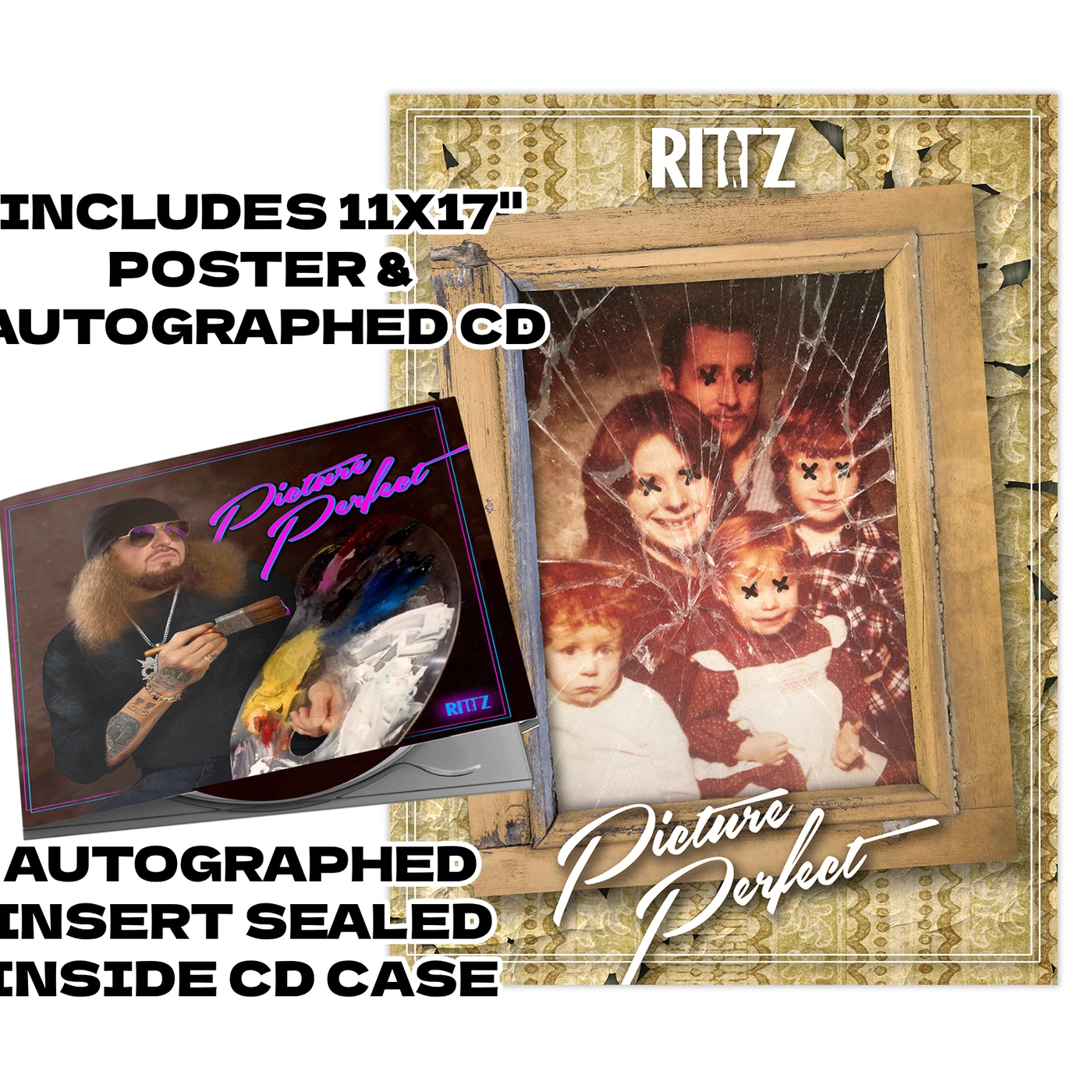 Rittz "Picture Perfect" Autographed CD and Poster