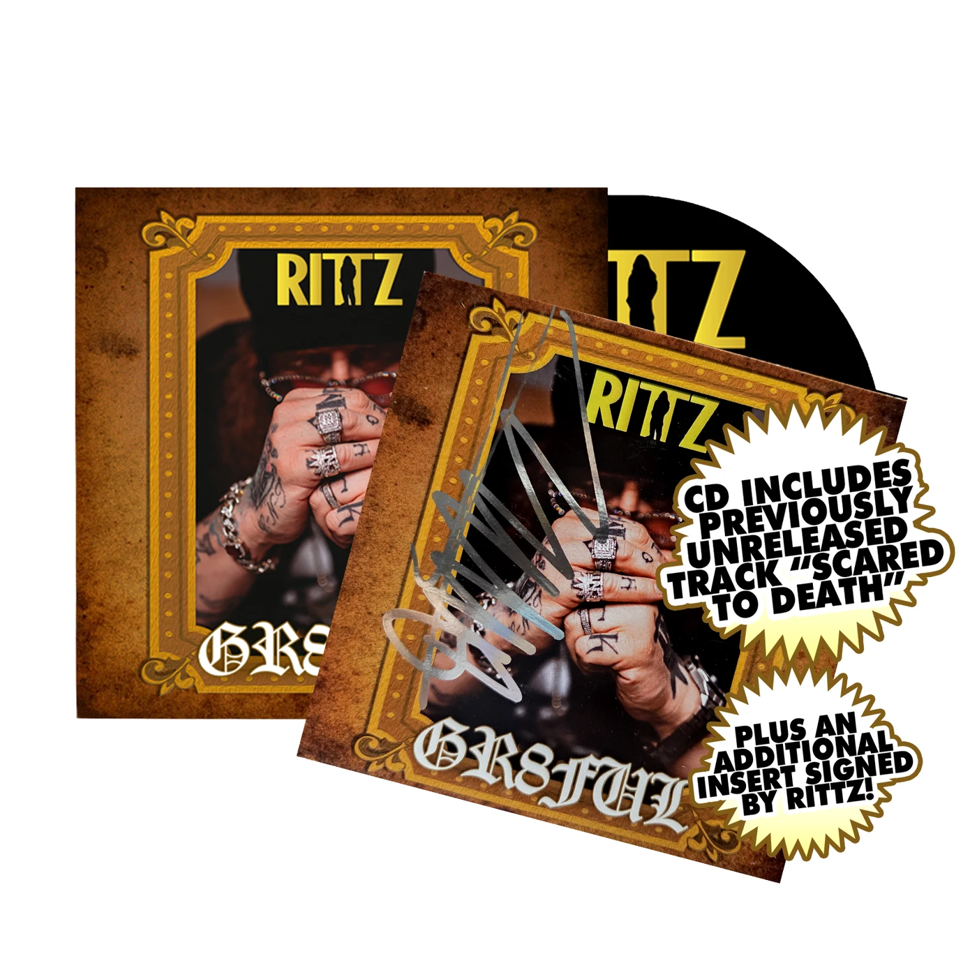 Rittz "GR8FUL" CD w/ Signed Insert