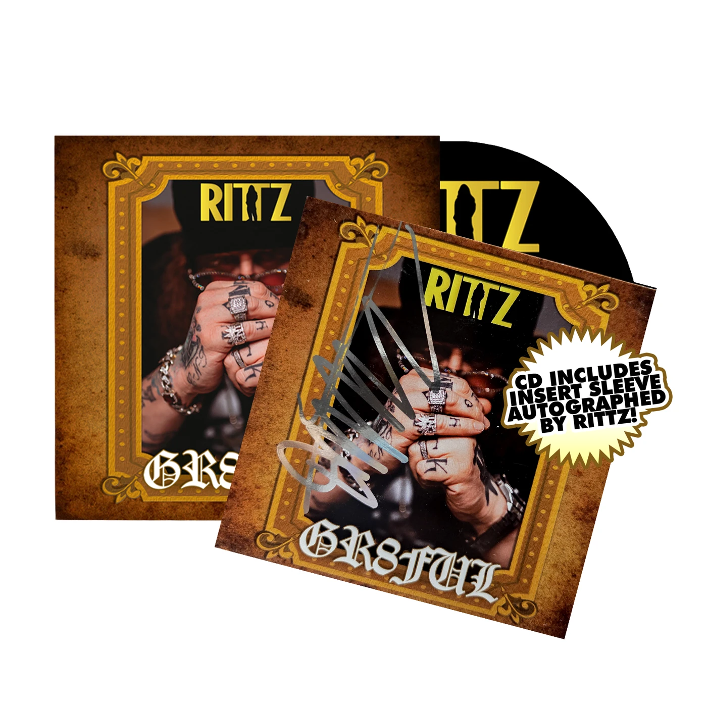 Rittz "GR8FUL" CD w/ Signed Insert