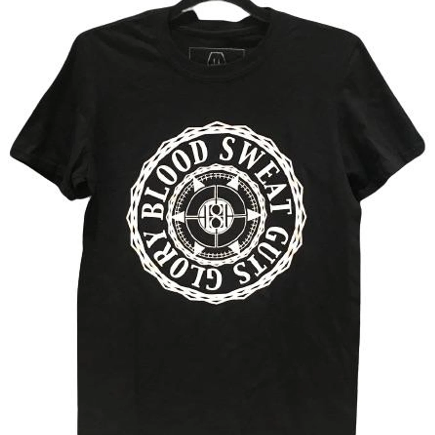 Last Two - House of Hate - “Blood Sweat Guts Glory” T in Black or Grey - Small Only