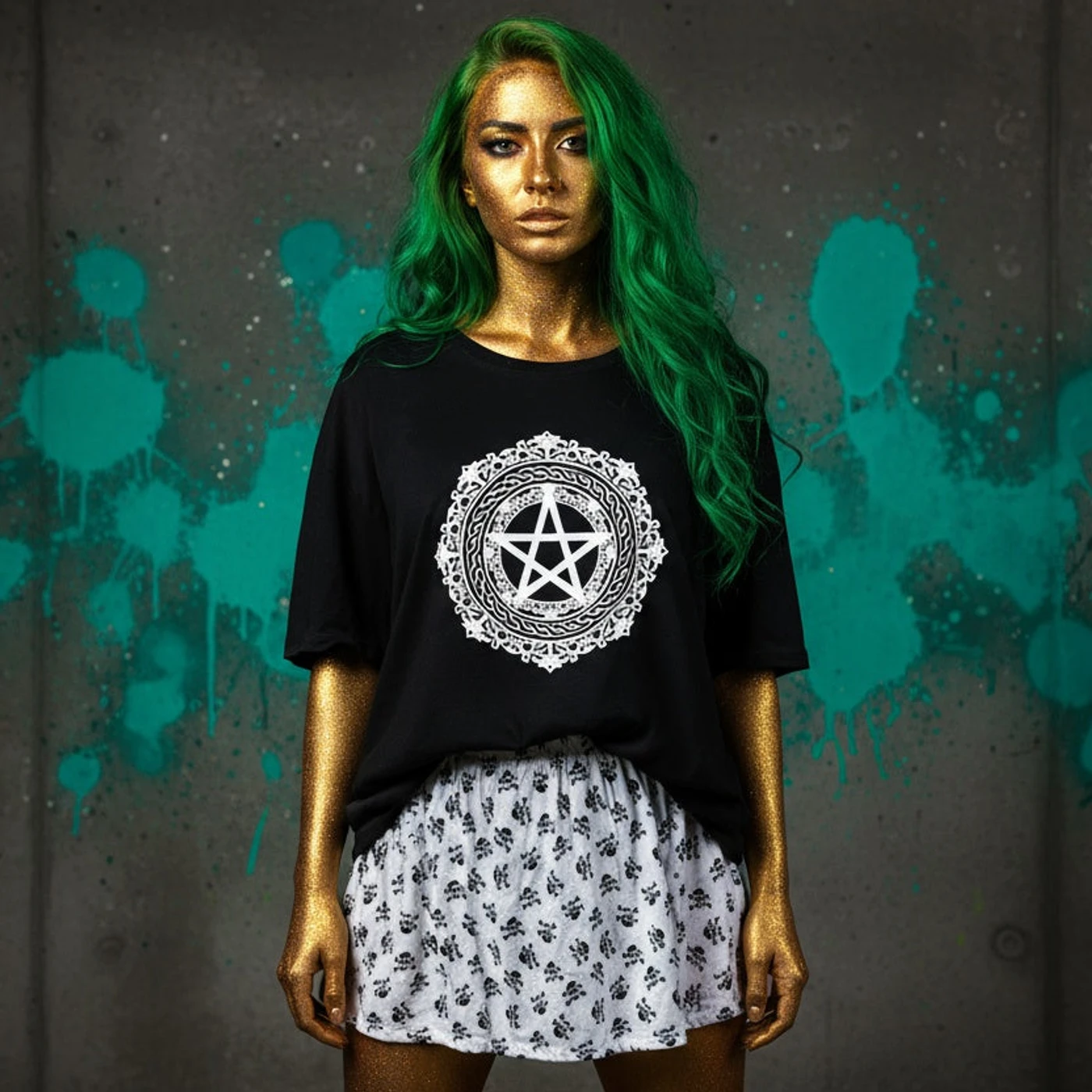 House of Hate "My Life As A Pirate" A-Line Skirt