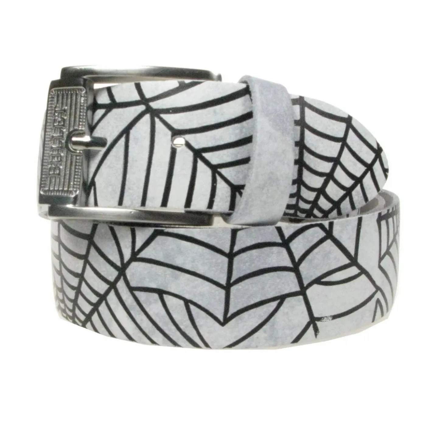 House of Hate “Halloween Spiderweb” Real Leather Belt - S / M / L / XL