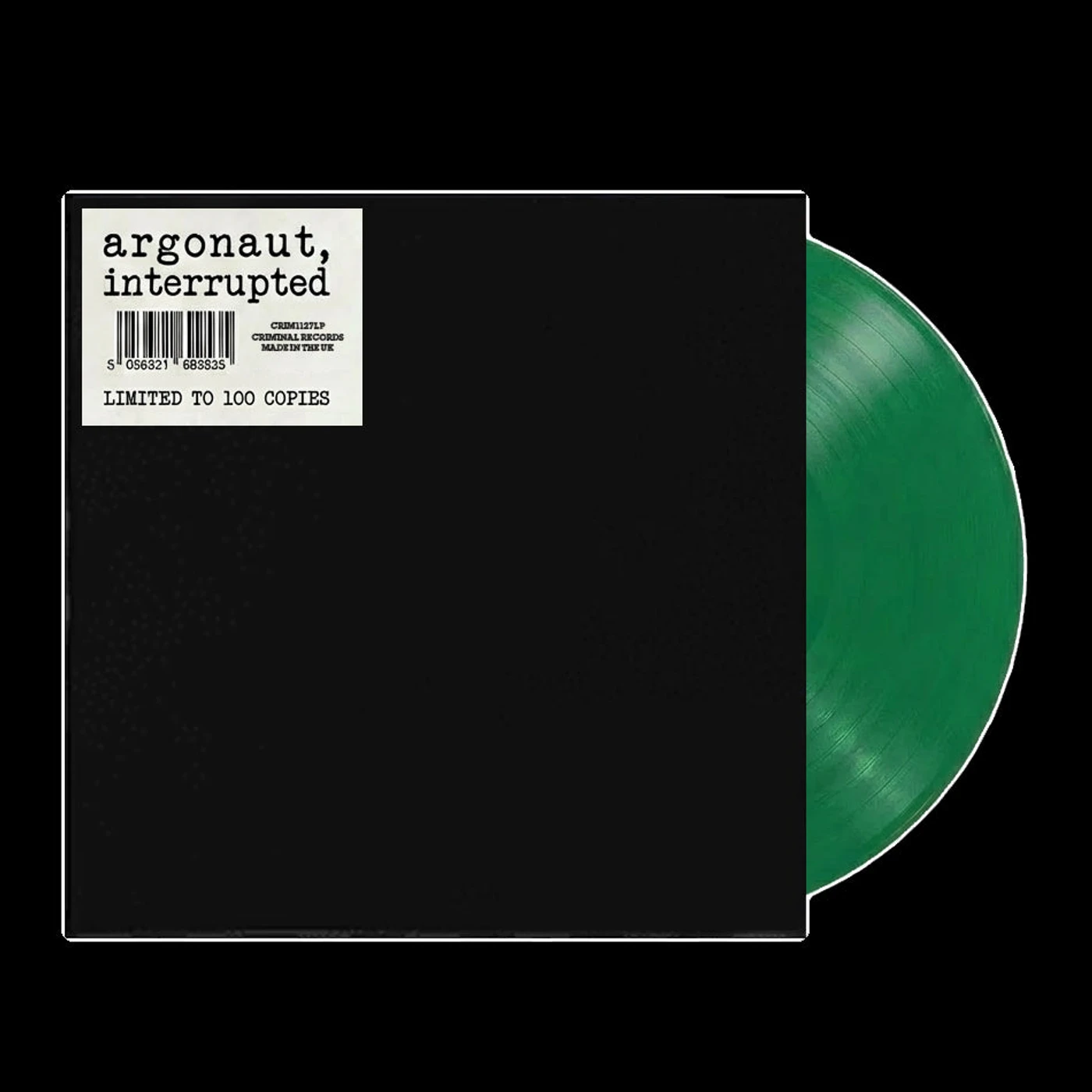 Argonaut 'Interrupted' 12" Signed Vinyl (Limited to 100 Copies)