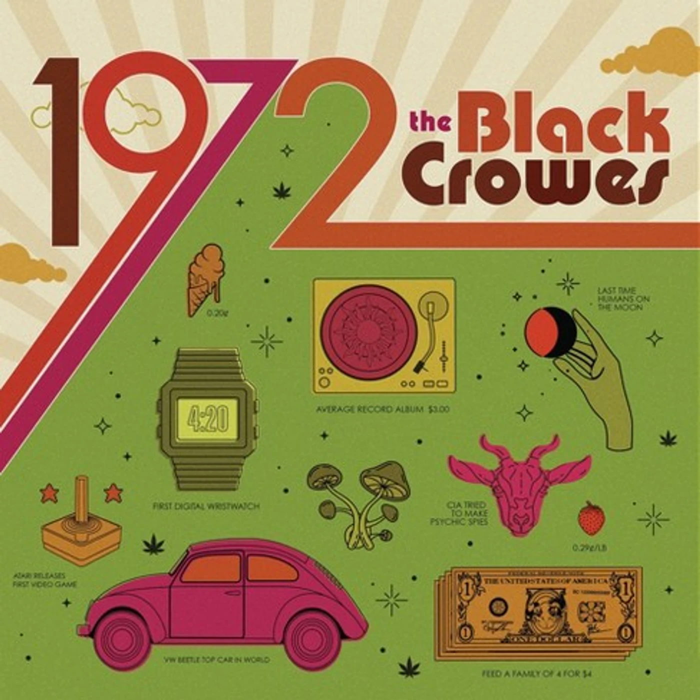 The Black Crowes 1972 vinyl record