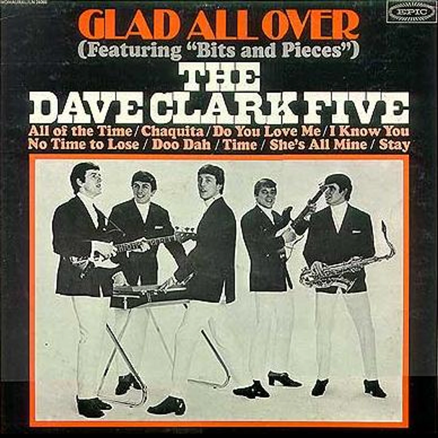 The Dave Clark Five GLAD ALL OVER LP Vinyl Record