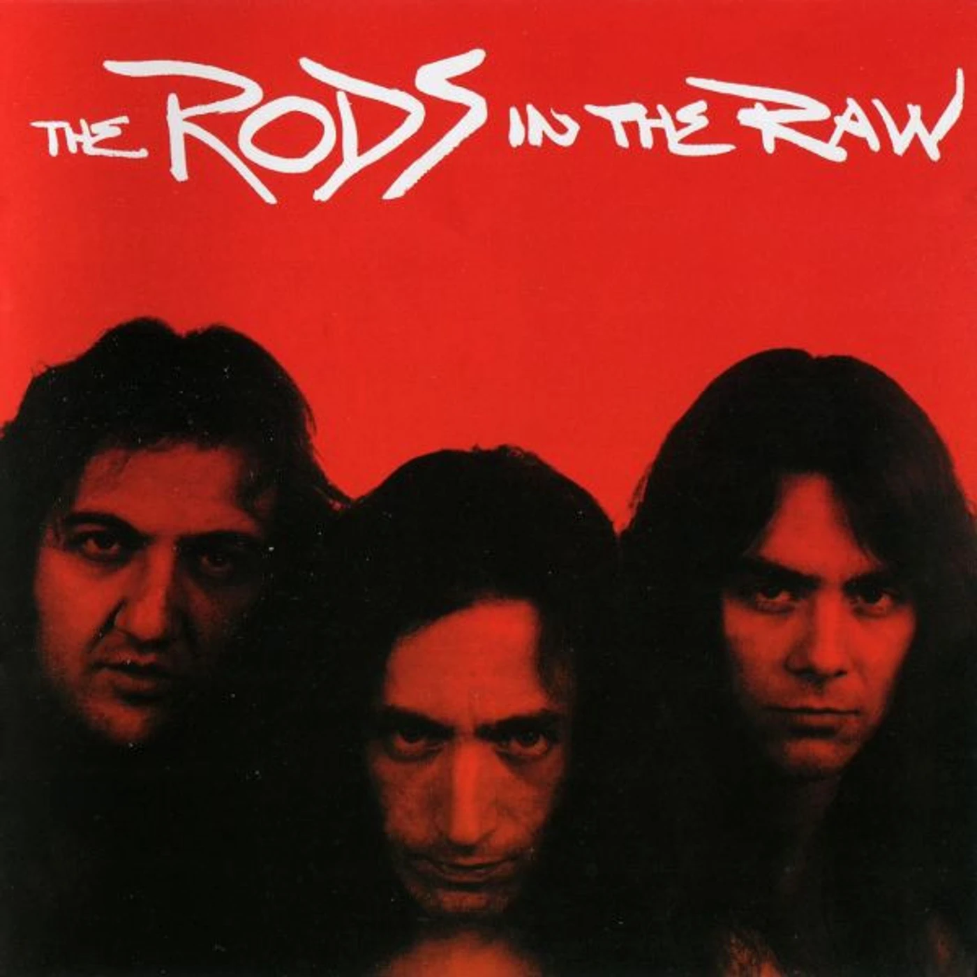 Rods IN THE RAW (HOT PINK / BLACK BI-COLOR VINYL) Vinyl Record