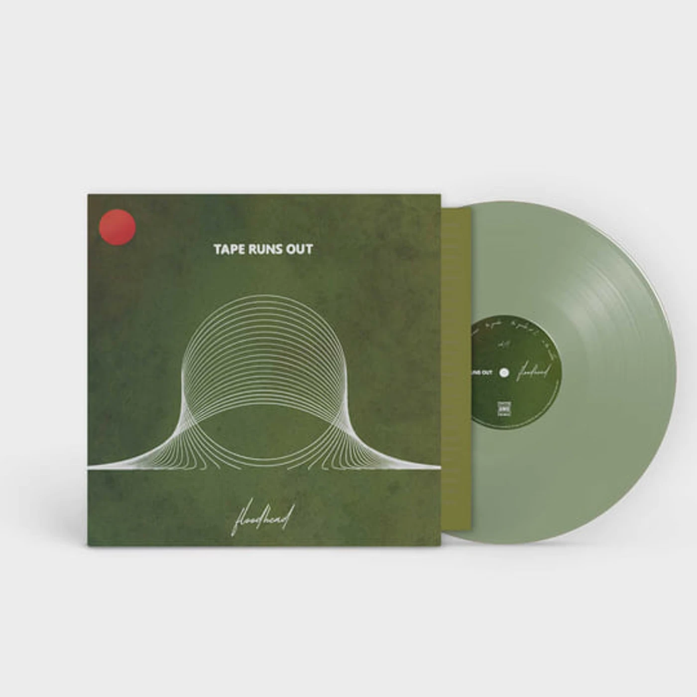 Tape Runs Out FLOODHEAD (RIVER GREEN VINYL) Vinyl Record