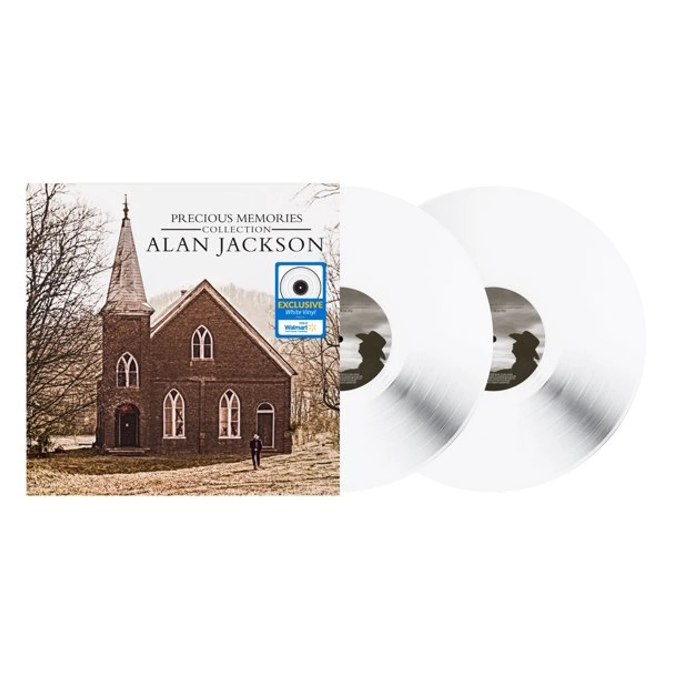 Alan Jackson PRECIOUS MEMORIES COLLECTION (WHITE VINYL/2LP) Vinyl Record