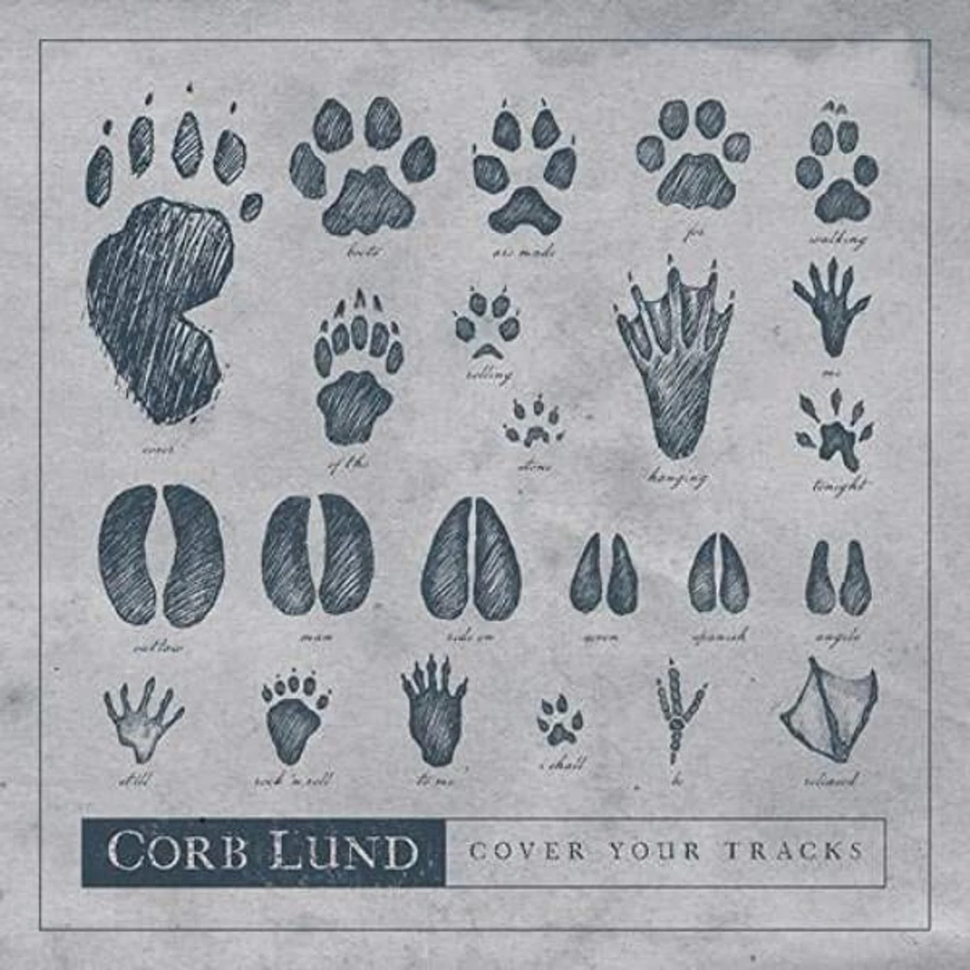 Corb Lund COVER YOUR TRACKS EP (OPAGUE BLUE VINYL) (RSD) Vinyl Record