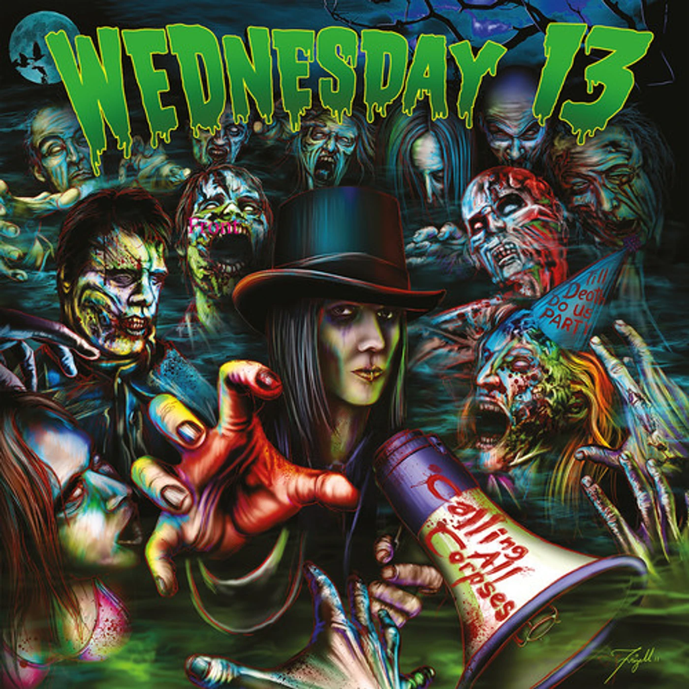 Wednesday 13 CALLING ALL CORPSES (GREEN VINYL) Vinyl Record