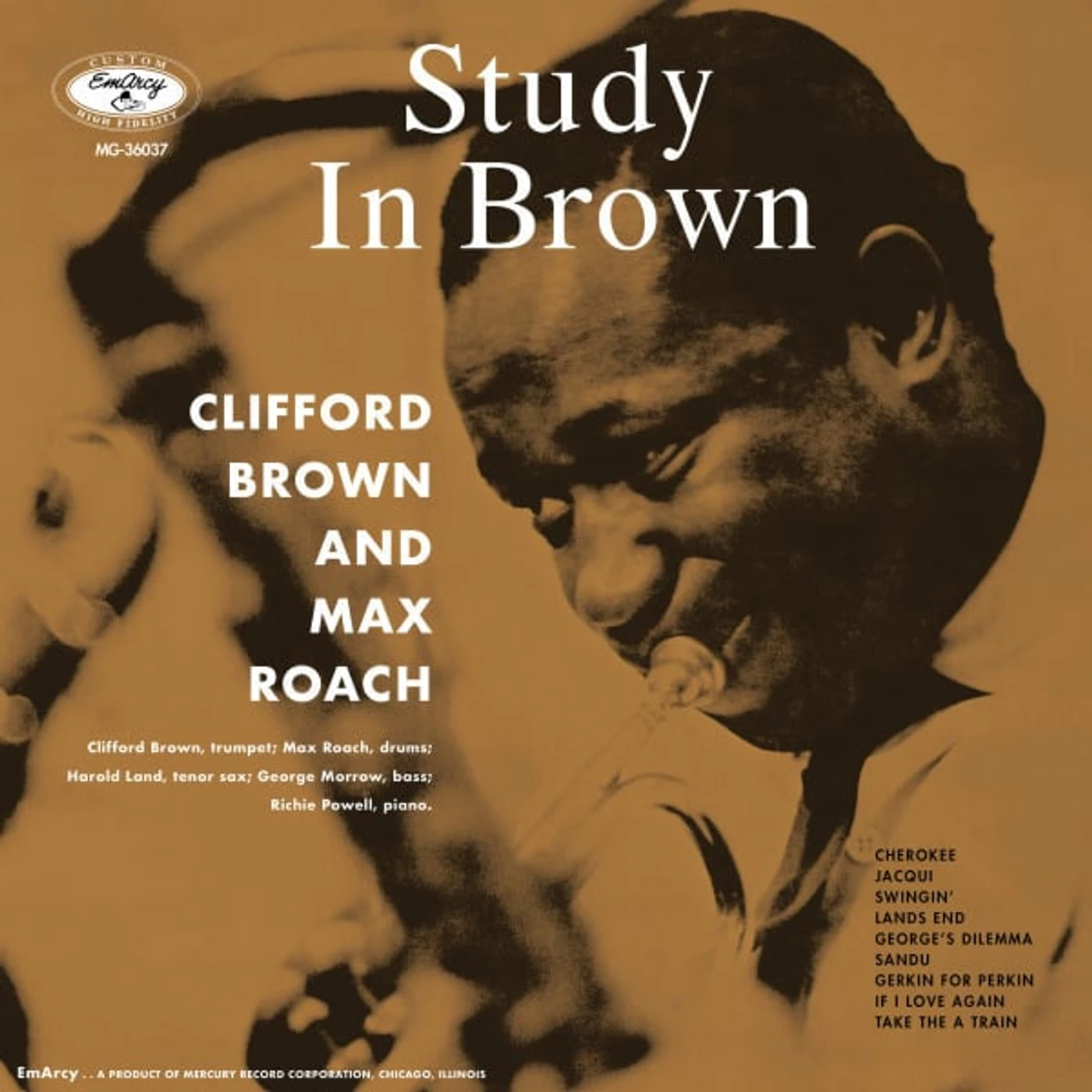 Clifford Brown & Max Roach Study In Brown Vinyl Record