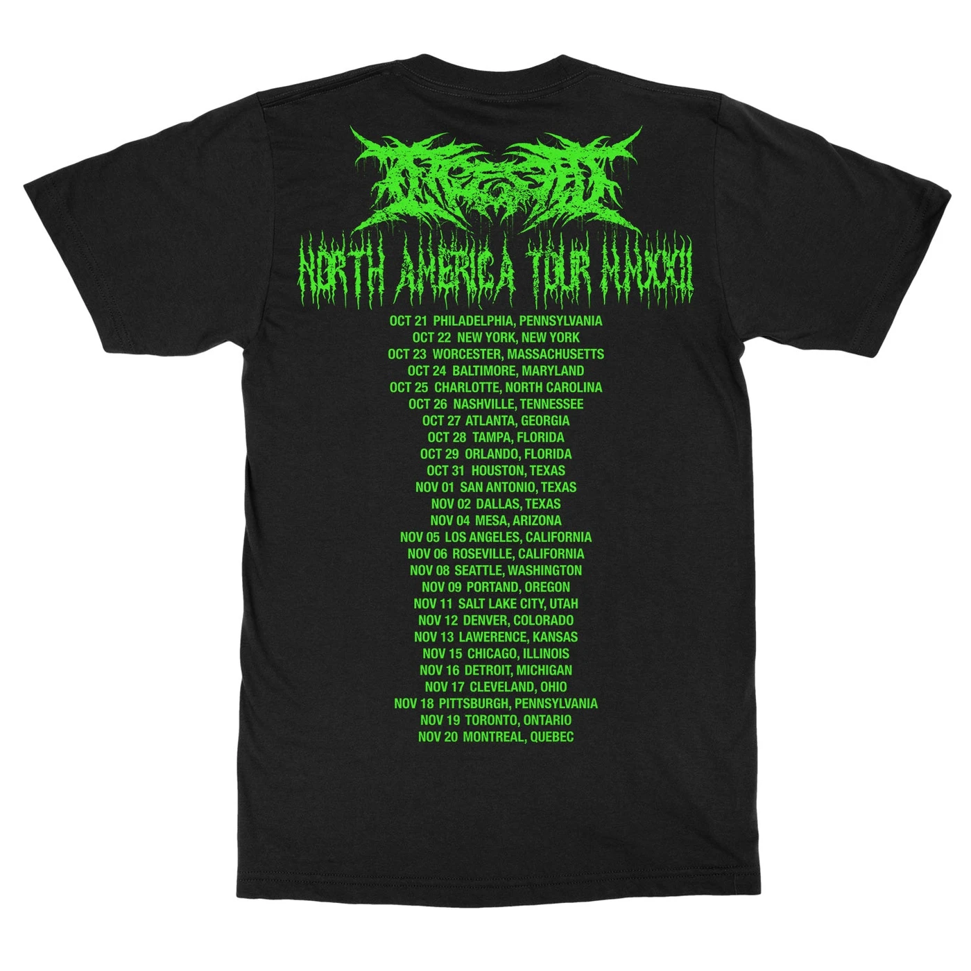 Ingested "Fall Tour 2022" T-Shirt