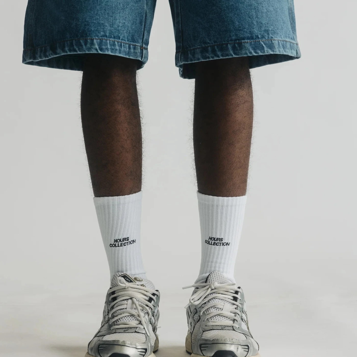 PLAZA Signature Socks - White