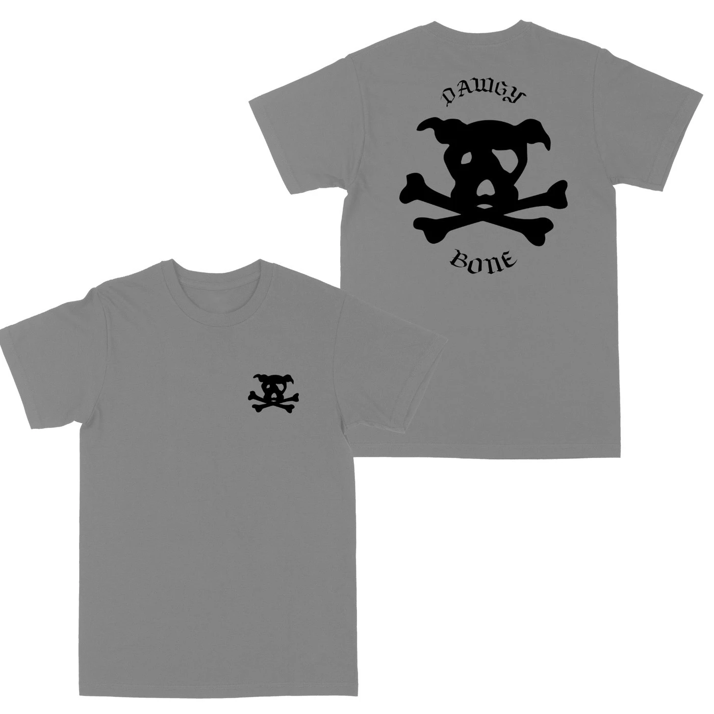 Rucci Dawgy Bone "Front / Back" Heavy Metal Tee