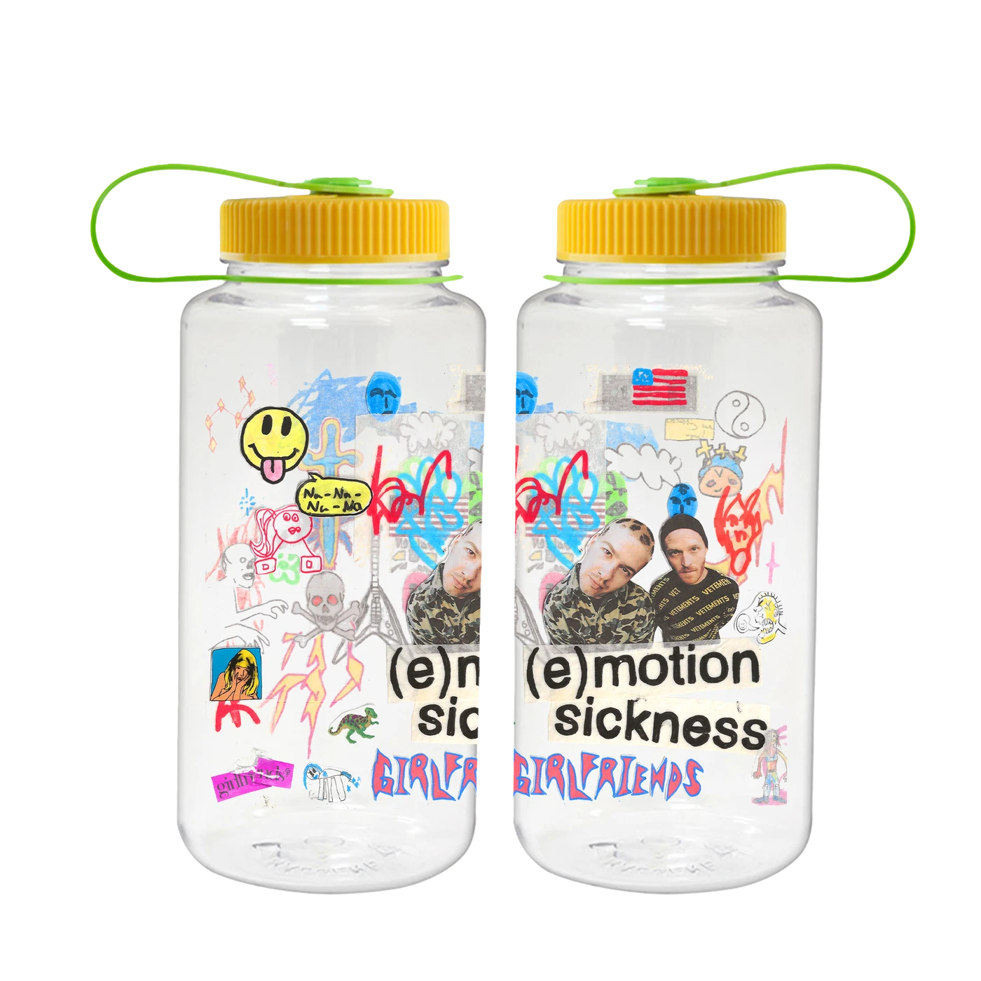 girlfriends (e)motion sickness Nalgene water bottle