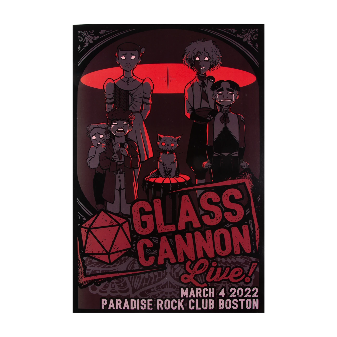 Glass Cannon Network Paradise Rock Club Boston, MA 3/4/22 Poster