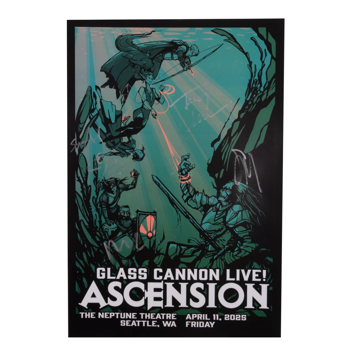 Glass Cannon Network Neptune Theatre, Seattle, WA 04/11/25 Poster