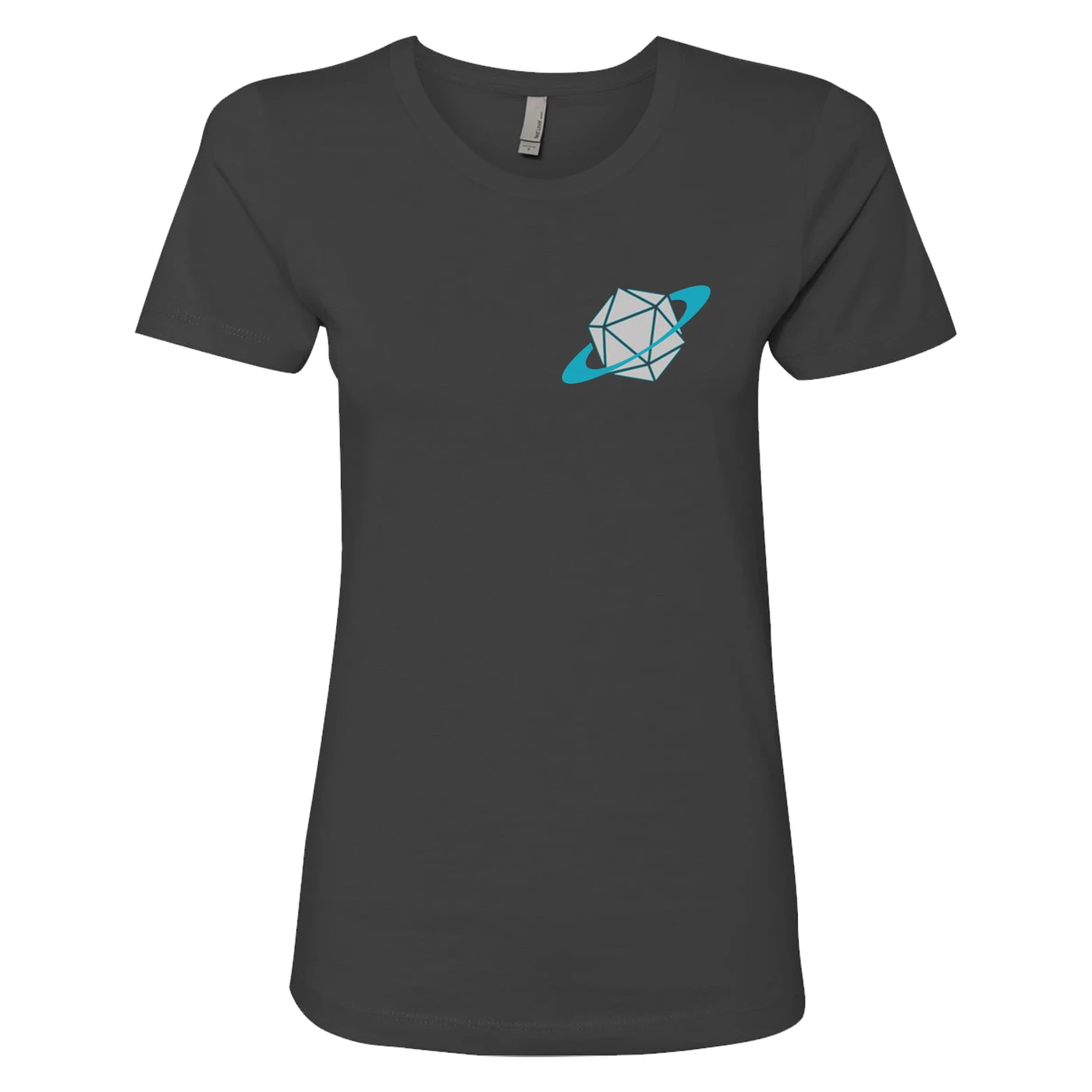 Glass Cannon Network Women's Grey Planet Die T-Shirt