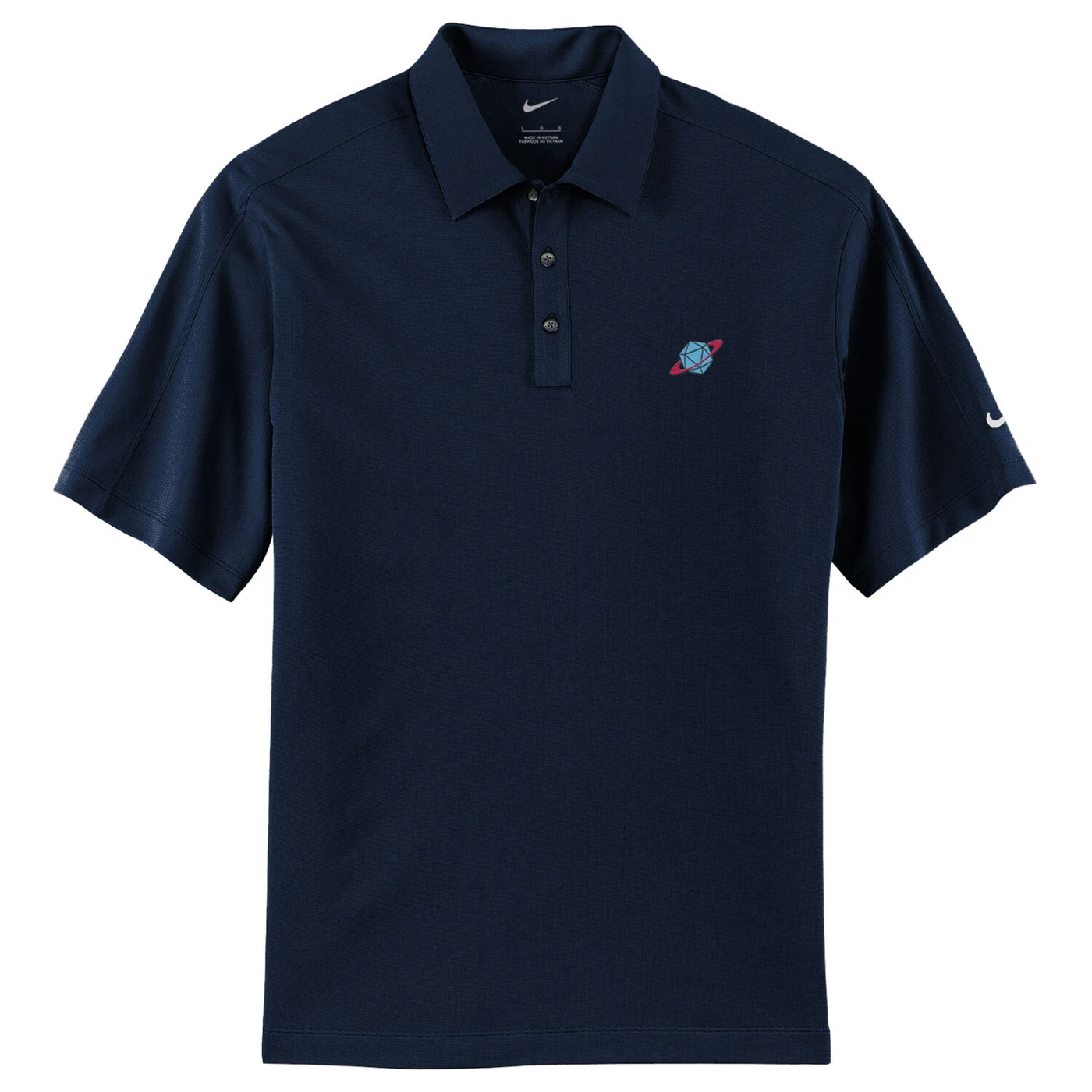 Glass Cannon Network Planet Die Golf Polo