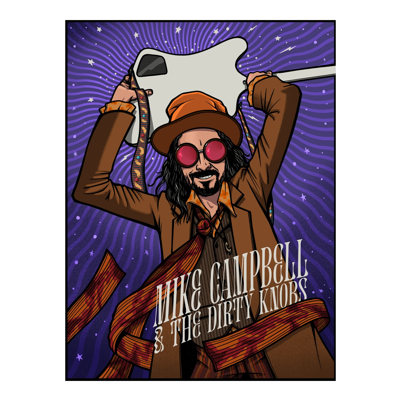 The Dirty Knobs Starry Poster