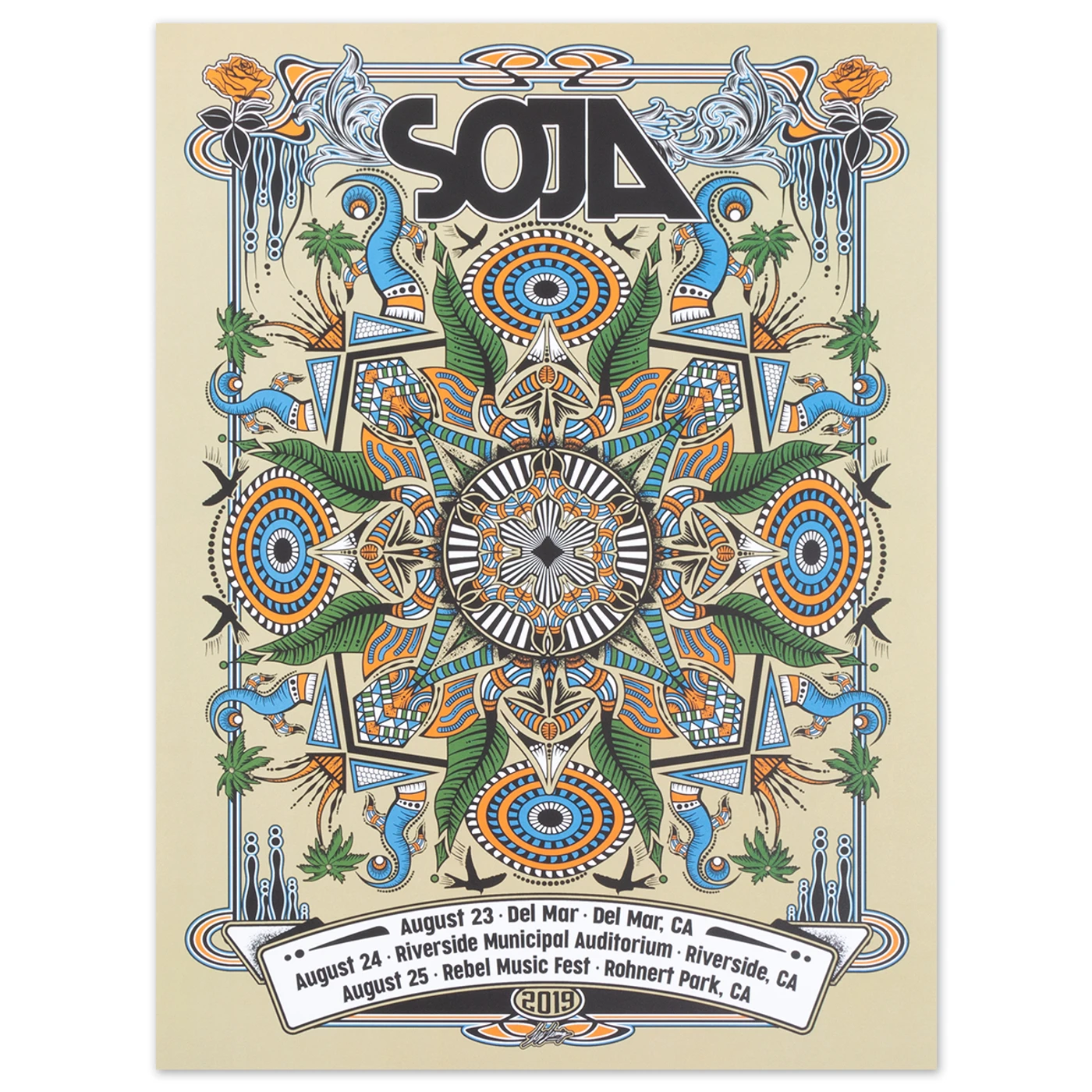 SOJA California Run Poster
